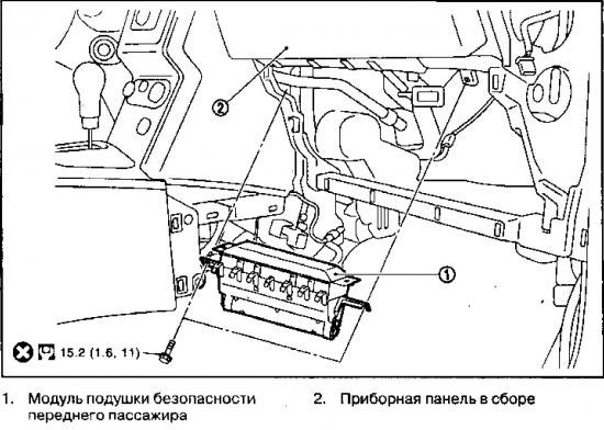 18.16 Подушка безопасности (SRS) Skoda Octavia