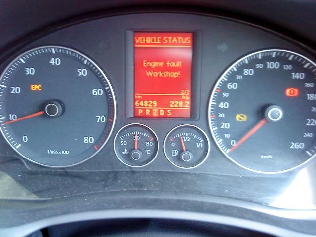 Ошибка EPC на Audi A3