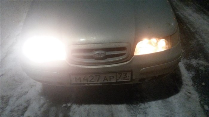 Тусклая фара