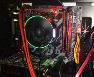 что значит CPU_Led горящий постоянно на материнской плате?