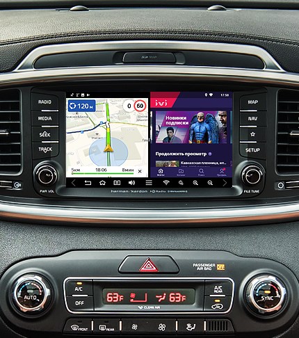 Мультимедийно-навигационная система на базе ОС Android для Kia Carnival