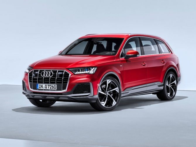 Audi Q7 рестайлинг 2023, джип/suv 5 дв., 2 поколение, 4M