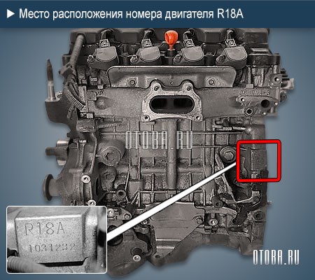 1,8-литровый двигатель Honda Civic 8