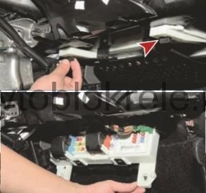 Блок предохранителей Ford Focus 2 под капотом