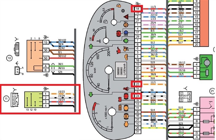 Доступ к блоку в салоне лада калина