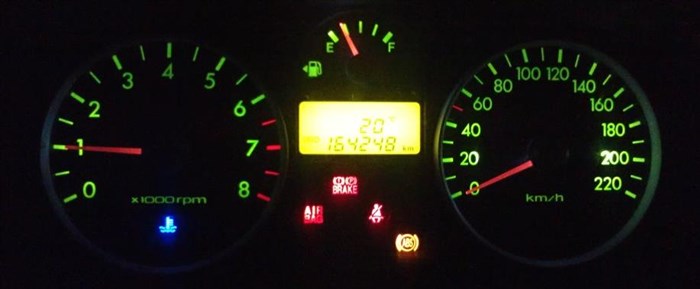 Комбинация приборов Kia Rio