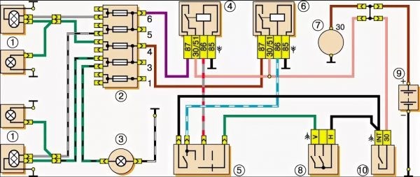 Не работает правая фара ближнего света ваз 2106