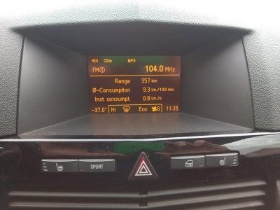 ошибки opel astra h