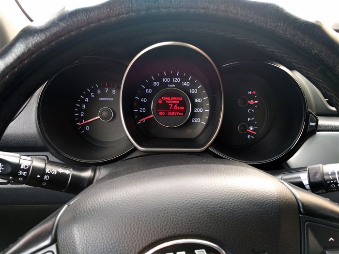 Горит Значок Brake на Приборной Панели Kia Spectra • Значок eco на приборке kia rio