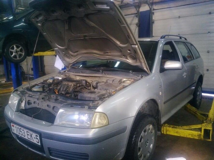 Skoda Oktavia 1.6 2002 ошибки P0101, P0171, P0172